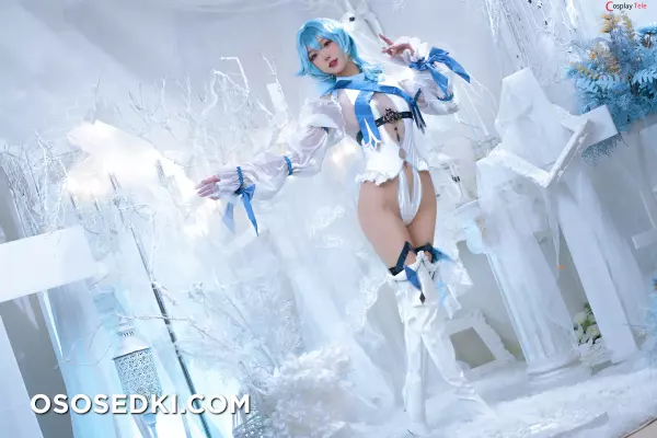Abaoyeshitunia1 (阿包也是兔娘) cosplay Eula - Genshin Impact - 5