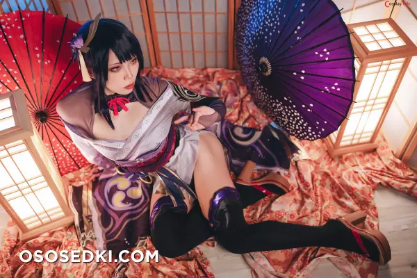 Tokar 浵卡 (laurus0711) cosplay Raiden Shogun - Genshin Impact - 3